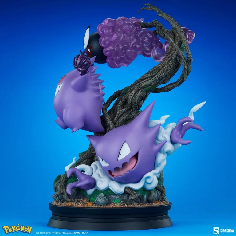 Pok&eacute;mon - Diorama - Nebulak, Alpollo & Gengar