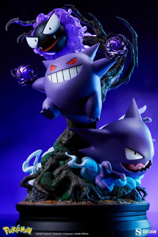 Pok&eacute;mon - Diorama - Nebulak, Alpollo & Gengar