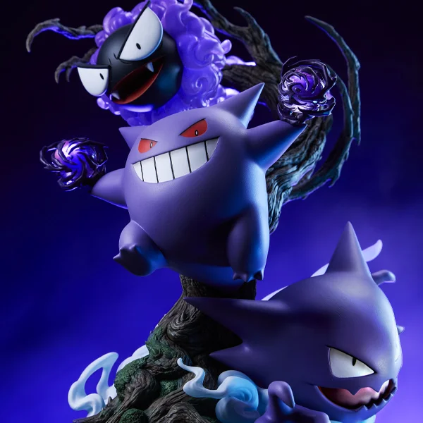 Pok&eacute;mon - Diorama - Nebulak, Alpollo & Gengar