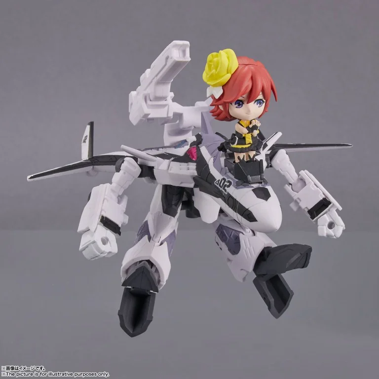 Macross Delta - TINY SESSION - VF-31F Siegfried (Messer Ihlefeld Use) with Kaname Buccaneer