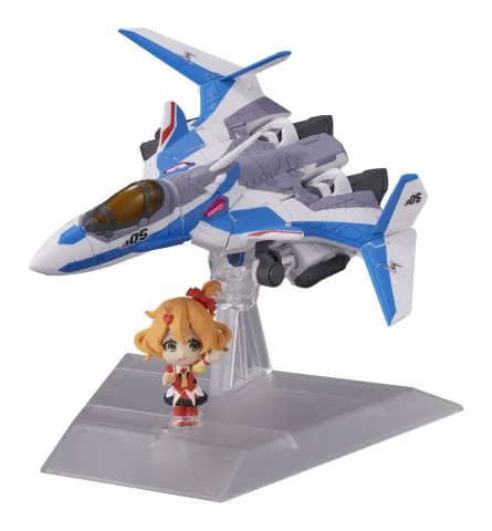 Produktbild zu Macross Delta - TINY SESSION - VF-31J Siegfried (Hayate Immelmann Use) with Freyja Wion
