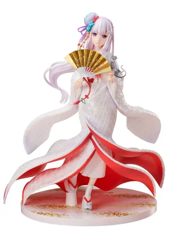 Produktbild zu Re:ZERO - Scale Figure - Emilia (Shiromuku ver.)