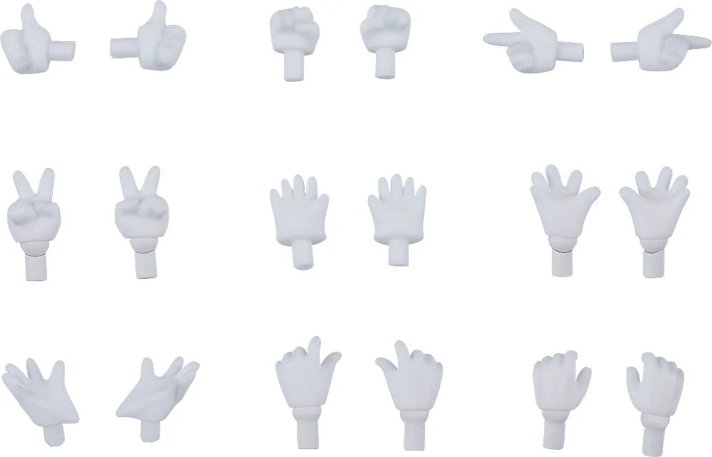 Nendoroid Doll - Zubehör - Hand Parts Set: Gloves Ver. (White)