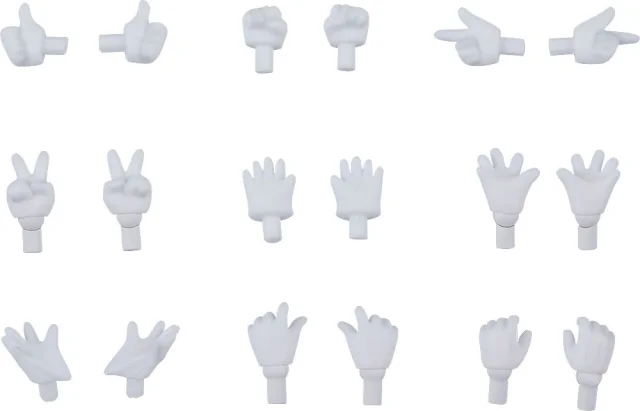 Produktbild zu Nendoroid Doll - Zubehör - Hand Parts Set: Gloves Ver. (White)