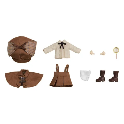 Produktbild zu Nendoroid Doll - Zubehör - Outfit Set: Detective - Girl (Brown)