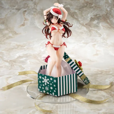 Produktbild zu Rent-a-Girlfriend - Scale Figure - Chizuru Mizuhara (Santa Bikini de Fuwamoko 2nd Xmas ver.)