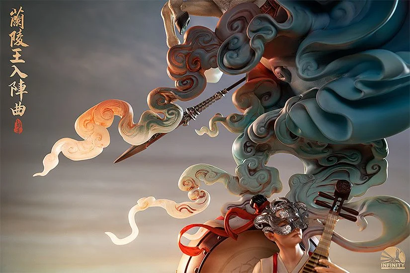 Original Character - Elegant Beauties Series - Prince Lanling in Battle