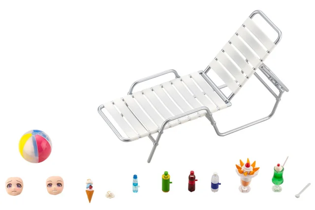 Produktbild zu Sousai Shojo Teien - Plastic Model Kit - Zubehör-Set: After School Madoka's Well-Deserved Summer Vacation Set
