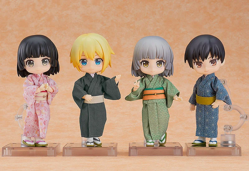 Nendoroid Doll - Zubehör - Outfit Set: Kimono - Boy (Gray)