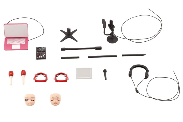 Produktbild zu Sousai Shojo Teien - Plastic Model Kit - Zubehör: After School Ritsuka's Karaoke & Recording Set