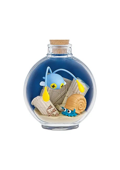 Pokémon - AQUA BOTTLE collection - Lampi & Amonitas
