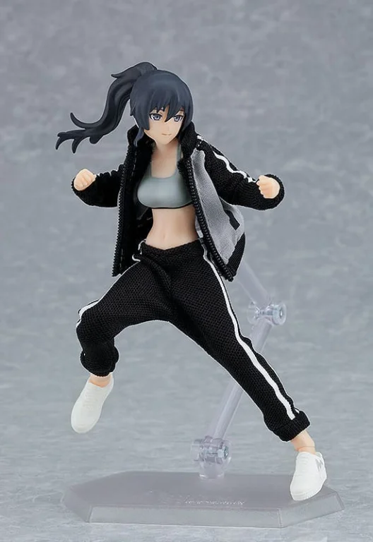 figma Styles - figma - Female Body (Makoto) with Tracksuit + Tracksuit Skirt Outfit