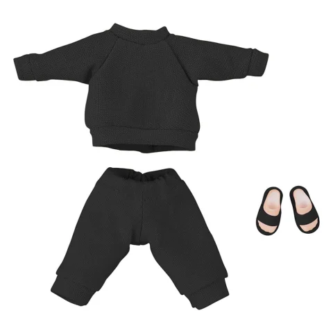 Produktbild zu Nendoroid Doll - Zubehör - Outfit Set: Sweatshirt and Sweatpants (Black)