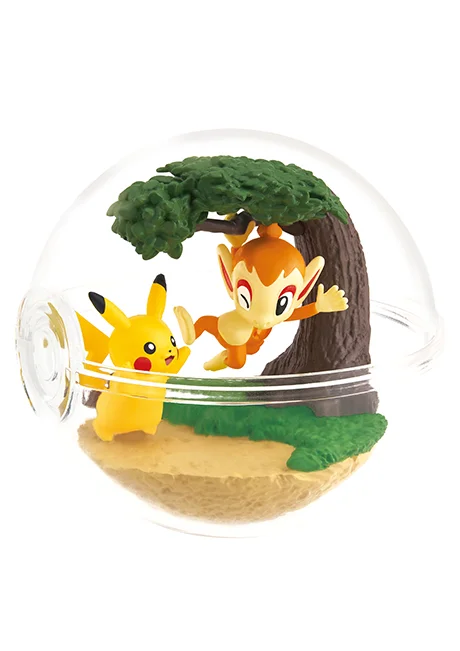 Pok&eacute;mon - Terrarium Collection 12 - Pikachu & Panflam