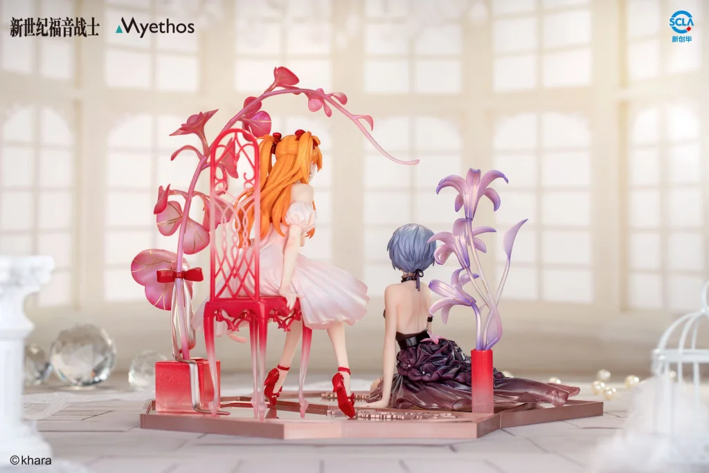 Evangelion - Scale Figure - Rei Ayanami & Asuka Shikinami Langley (Whisper of Flower Ver. Set)