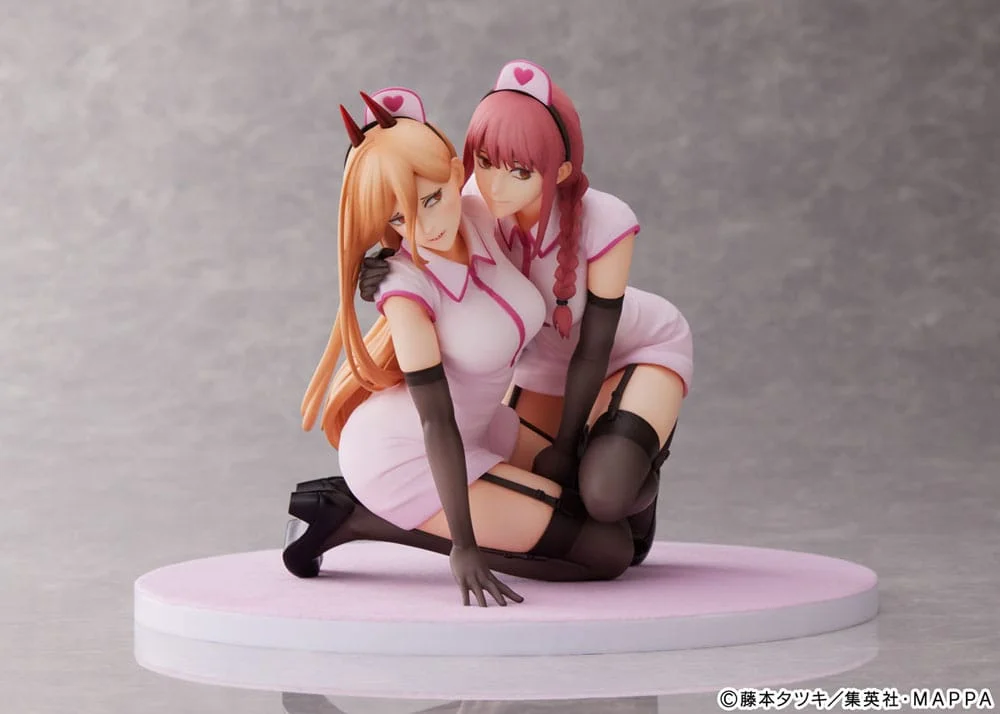 Chainsaw Man - Scale Figure - Power & Makima (Nurse Ver.)