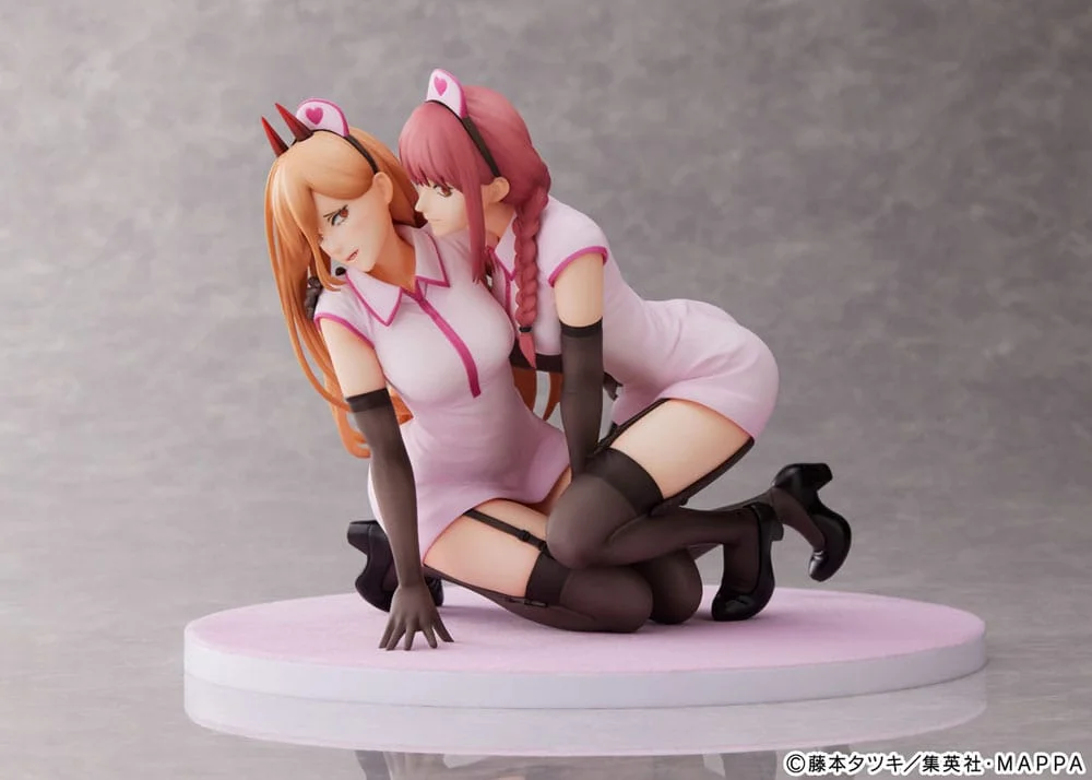 Chainsaw Man - Scale Figure - Power & Makima (Nurse Ver.)