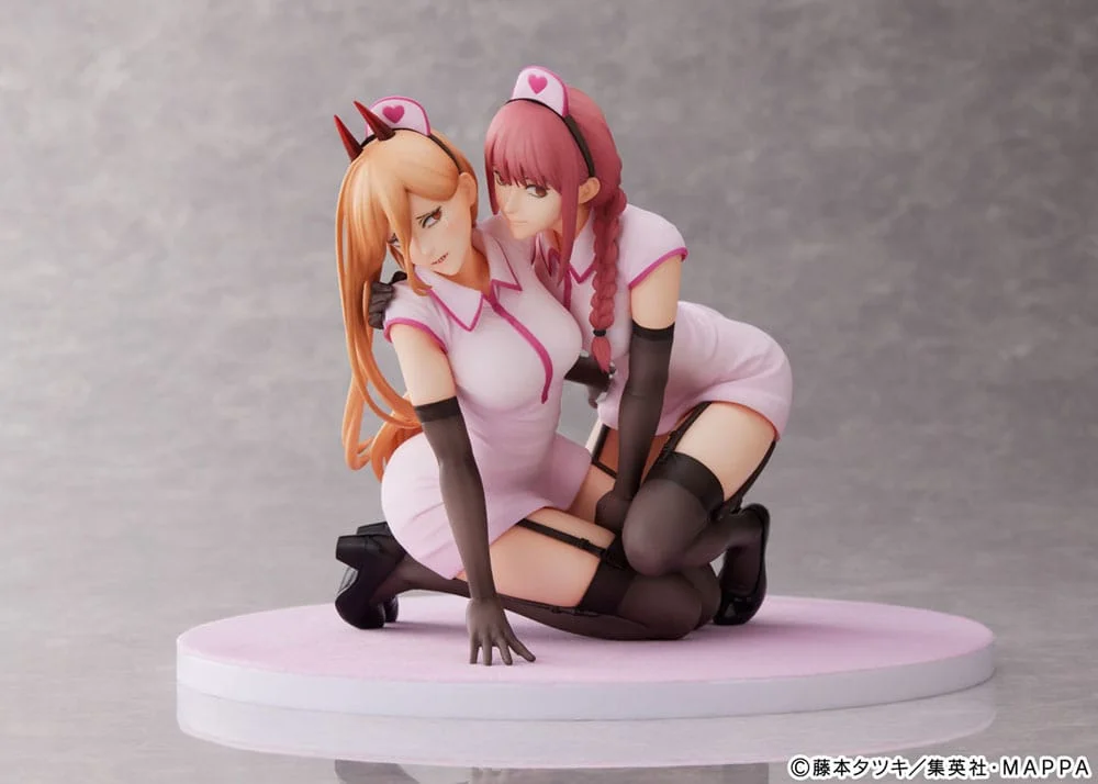 Chainsaw Man - Scale Figure - Power & Makima (Nurse Ver.)