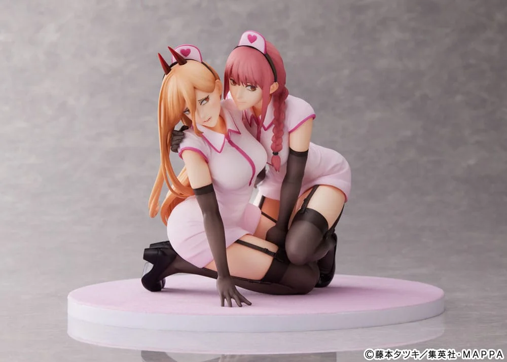 Chainsaw Man - Scale Figure - Power & Makima (Nurse Ver.)