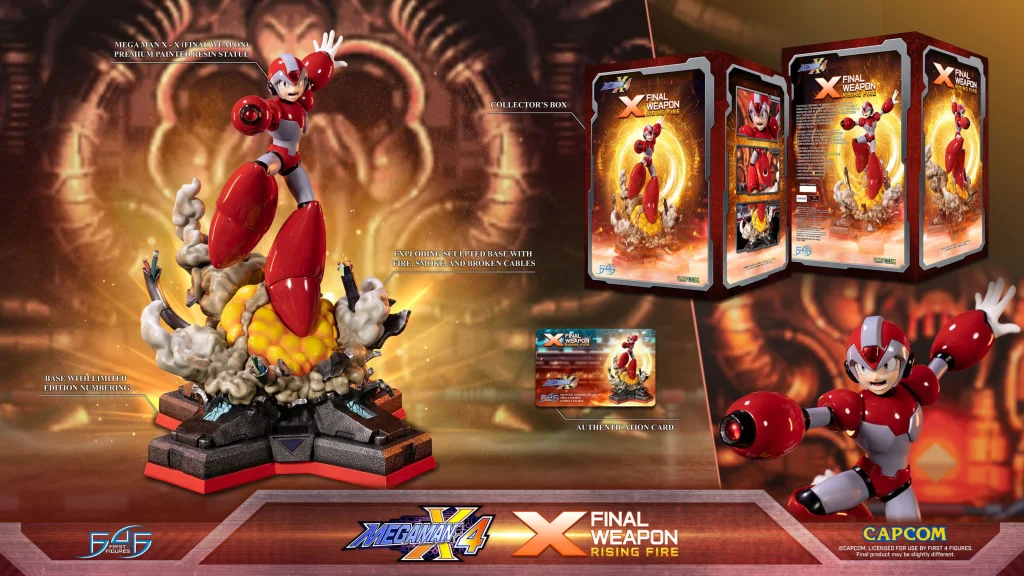 Mega Man - Non-Scale Figure - X (Finale Weapon Rising Fire)