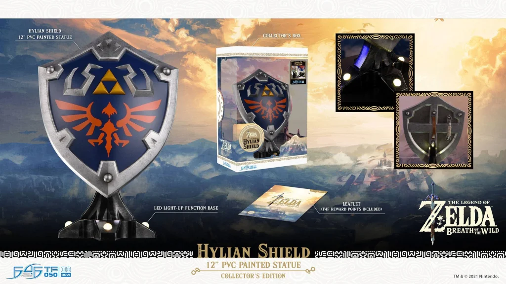 The Legend of Zelda: Breath of the Wild - First 4 Figures - Hylian Shield (Collector's Edition)