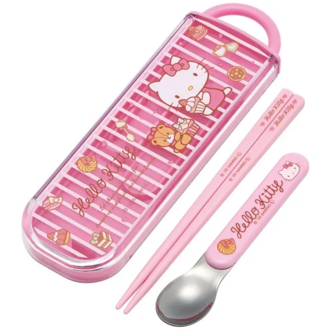 Produktbild zu Hello Kitty - Besteck-Set - Sweety Pink