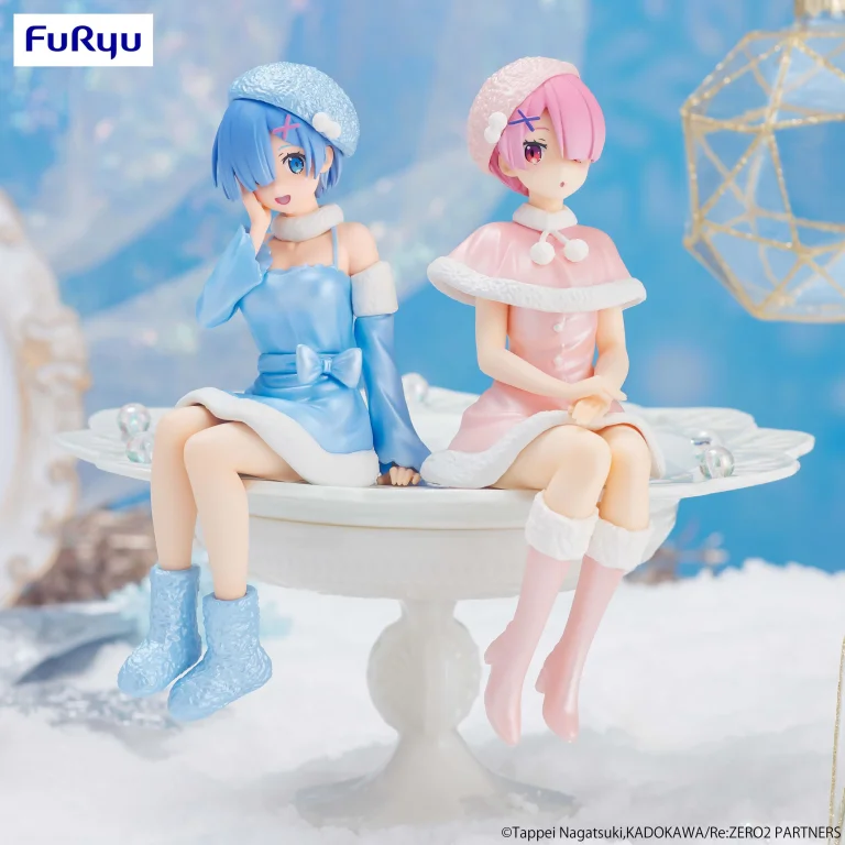 Re:ZERO - Noodle Stopper Figure - Ram (Snow Princess)