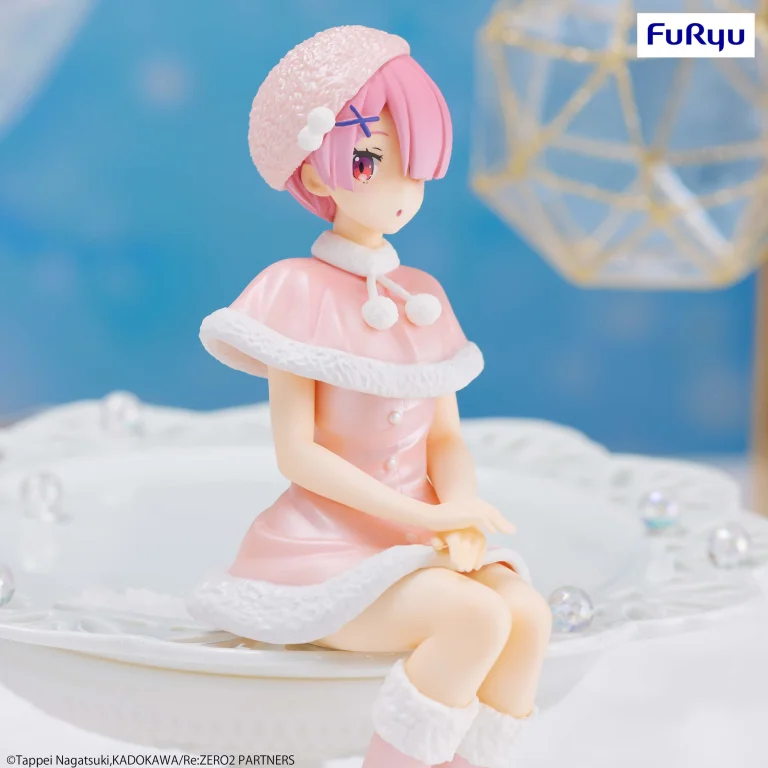 Re:ZERO - Noodle Stopper Figure - Ram (Snow Princess)