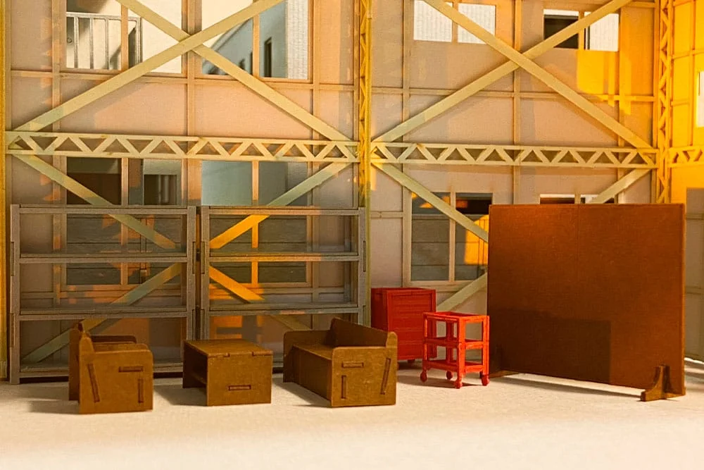 Stage Paper Model Real Stage - Paper Model Kit - Factory Interior Set - Shop - tsoto.net β