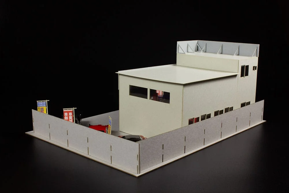 Real Stage - Paper Model Kit - Auto Garage (Famours Cars Specialty Shop)
