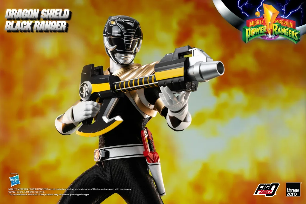 Power Rangers - FigZero - Dragon Shield Black Ranger