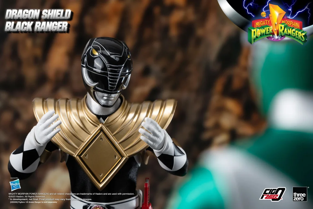 Power Rangers - FigZero - Dragon Shield Black Ranger