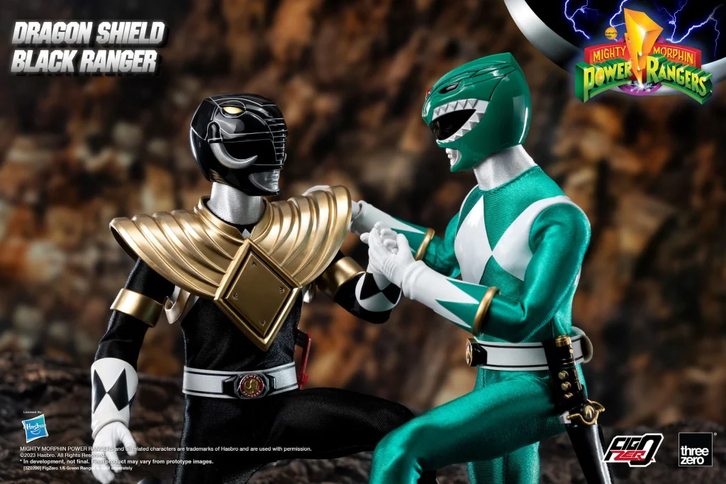 Power Rangers - FigZero - Dragon Shield Black Ranger