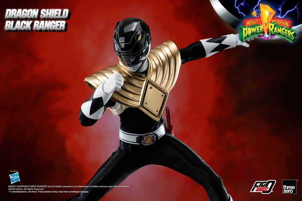 Power Rangers - FigZero - Dragon Shield Black Ranger