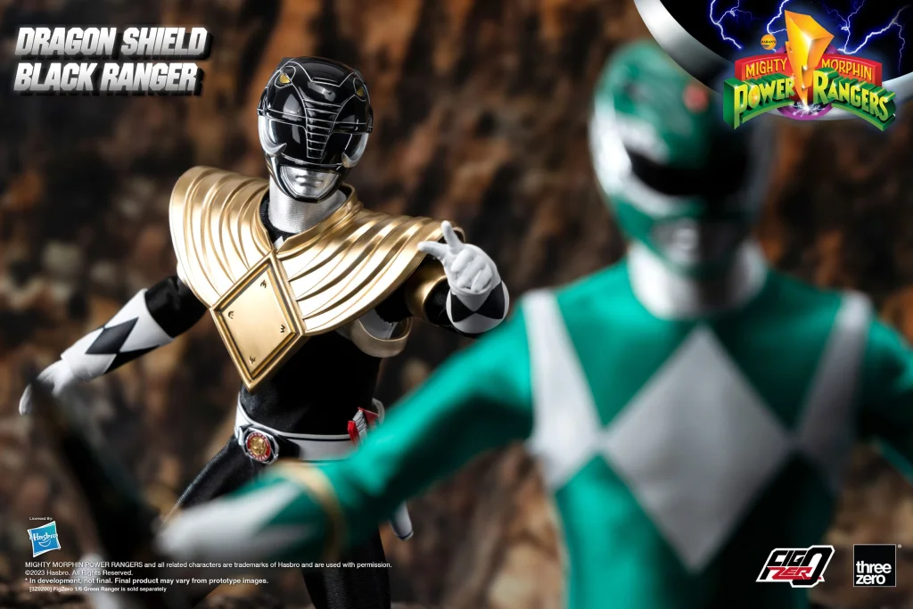 Power Rangers - FigZero - Dragon Shield Black Ranger