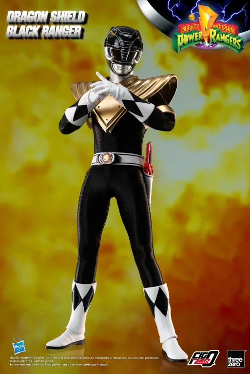 Power Rangers - FigZero - Dragon Shield Black Ranger