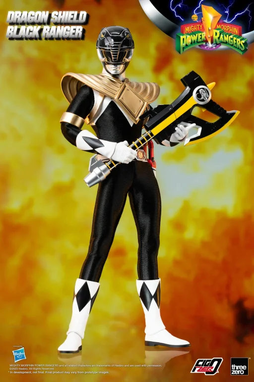 Power Rangers - FigZero - Dragon Shield Black Ranger