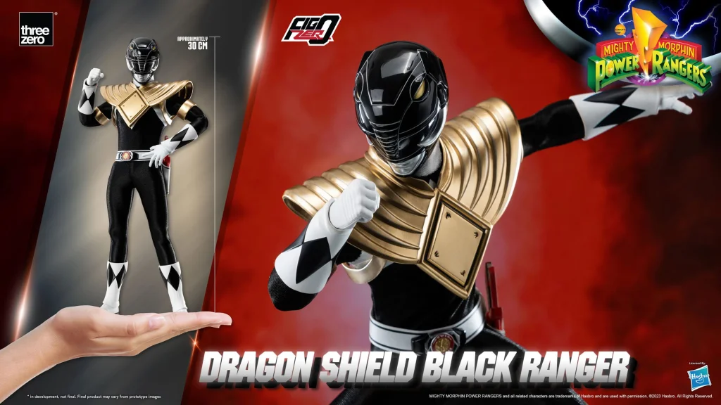 Power Rangers - FigZero - Dragon Shield Black Ranger