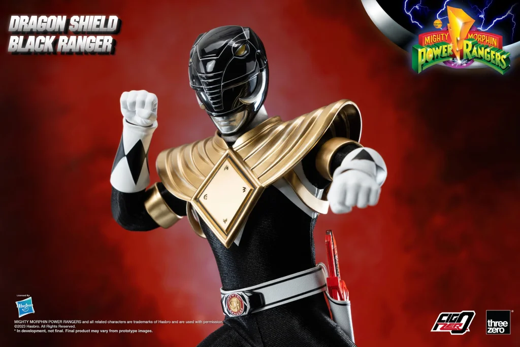 Power Rangers - FigZero - Dragon Shield Black Ranger
