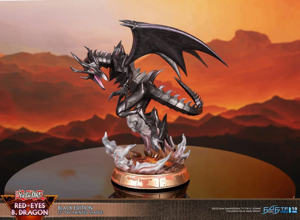 Yu-Gi-Oh! - First 4 Figures - Red-Eyes Black Dragon (Black Colour)