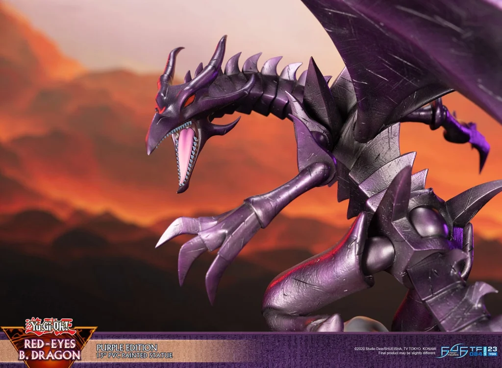 Yu-Gi-Oh! - First 4 Figures - Red-Eyes Black Dragon (Purple Colour)