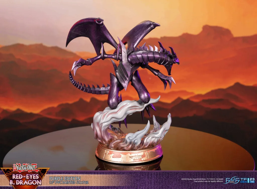Yu-Gi-Oh! - First 4 Figures - Red-Eyes Black Dragon (Purple Colour)