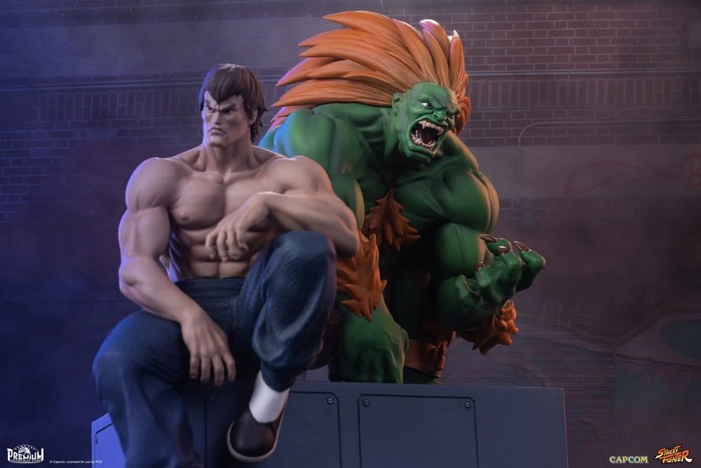 Street Fighter - Scale Figure - Blanka & Fei Long