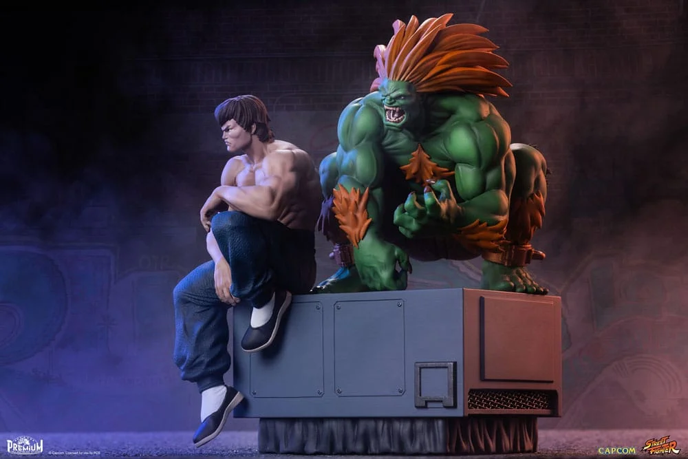 Street Fighter - Scale Figure - Blanka & Fei Long