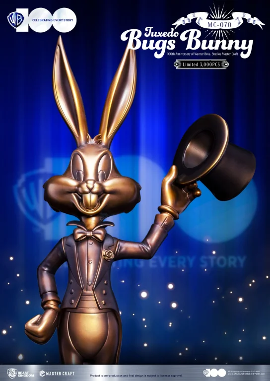 Looney Tunes - Master Craft Statue - Tuxedo Bugs Bunny (100th Anniversary of Warner Bros. Studios)