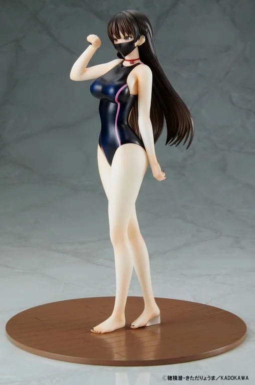 Mishiranu Joshikousei ni Kankinsareta Mangaka no Hanashi - Scale Figure - Konata (Competitive Swimsuit & Cat Lingerie Costume Set)