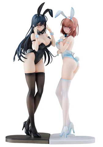 Produktbild zu ICOMOCHI - Scale Figure - Aoi (Black Bunny Ver.) & Natsume (White Bunny Ver.)