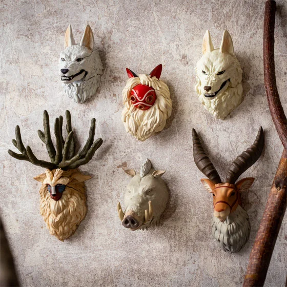Prinzessin Mononoke - Face Magnet - Waldgott