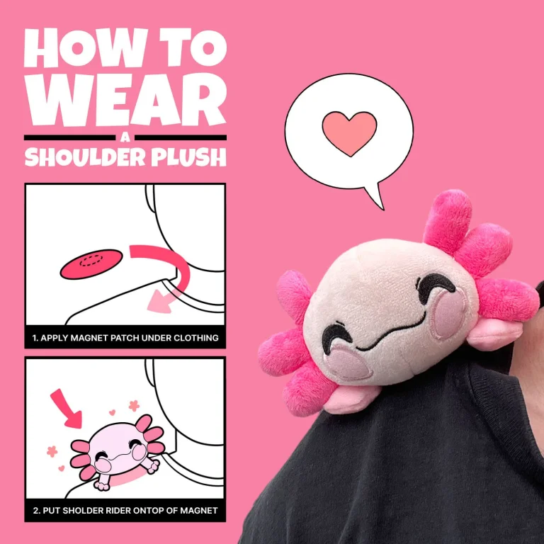 Youtooz - Pl&uuml;sch - Axolotl (Shoulder Rider)