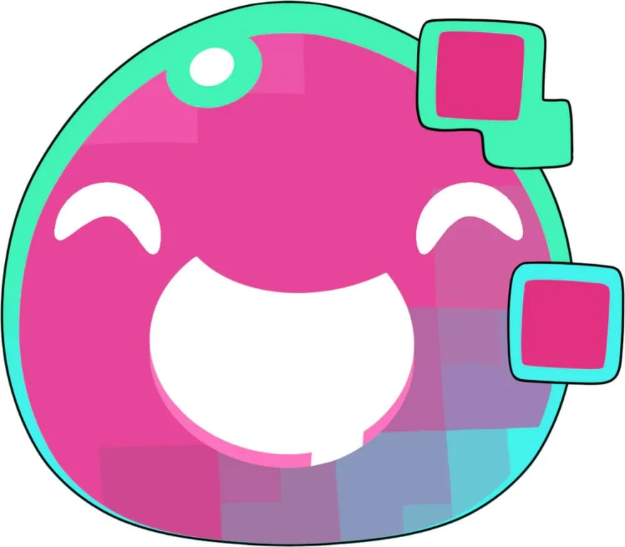 Slime Rancher - Pl&uuml;sch - Glitch Slime (Stickie)